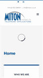 Mobile Screenshot of miton.co.uk